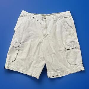 Men’s‎ Columbia Sportswear Shorts Tan Khaki Cargo Shorts Size 36x11